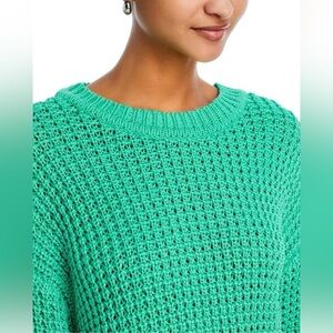 a.n.a. Plus Size Teal medium knit long sleeve sweater